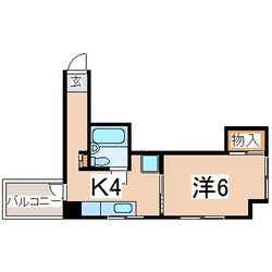 郡山駅 徒歩12分 5階の物件間取画像